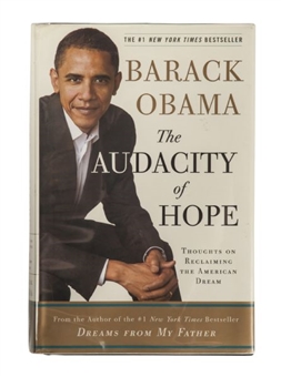 Barack Obama "The Audacity of Hope" Autographed Book